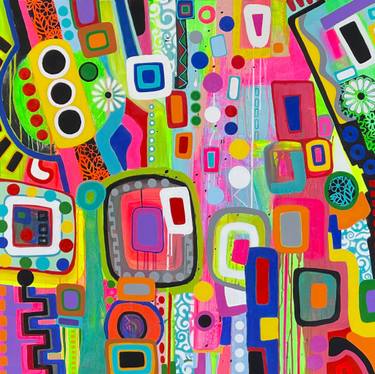 Original Abstract Paintings by Rick VanHook