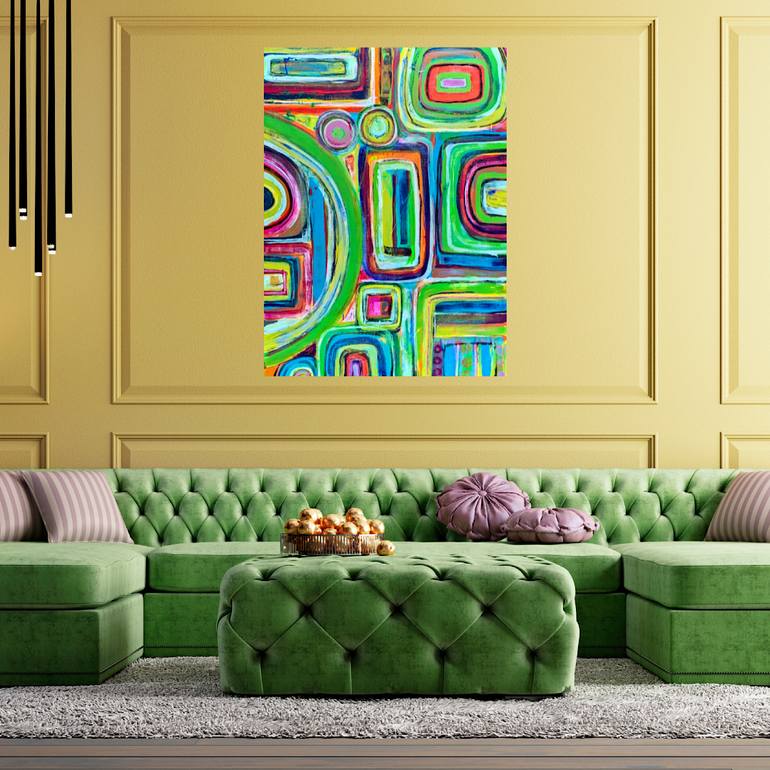 Original Contemporary Abstract Painting by Rick Vanhook