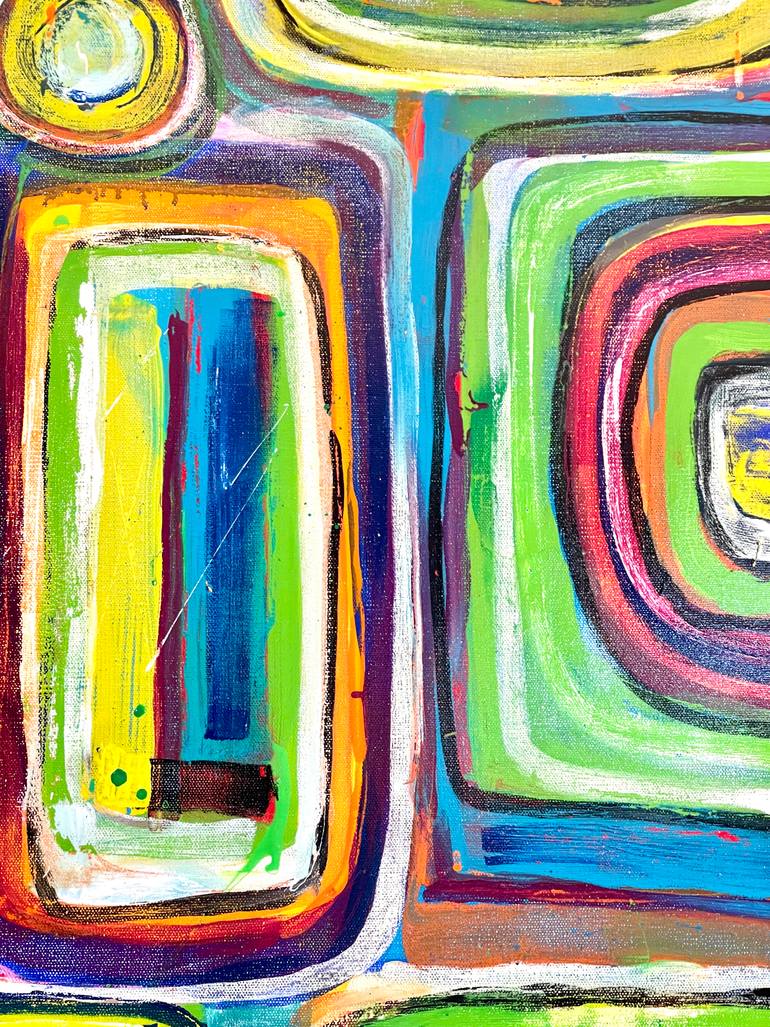 Original Contemporary Abstract Painting by Rick Vanhook