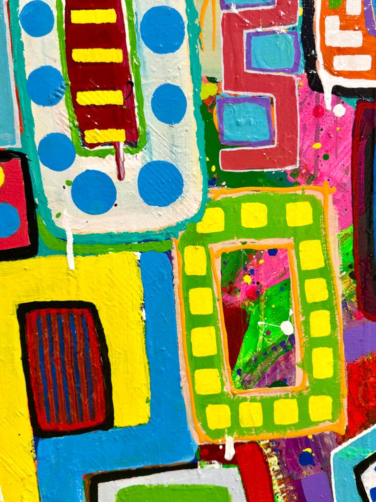 Original Contemporary Abstract Painting by Rick Vanhook