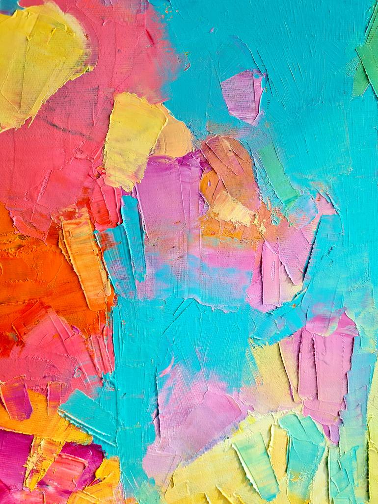 Original Abstract Expressionism Landscape Painting by Simon Tünde
