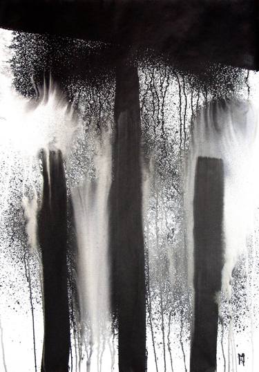 Original Abstract Expressionism Abstract Drawing by Moro Sphinx