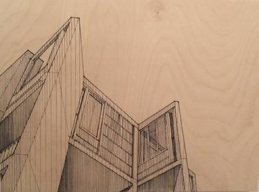 Original Architecture Drawing by Jessica Newman