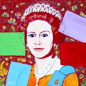 Collection Celebrity Pop-Art-Ukrainian-Folk-Painting