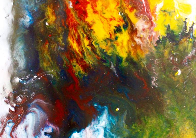 Original Abstract Expressionism Abstract Painting by Jeta Surman
