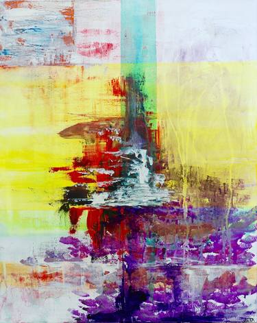 Original Abstract Expressionism Abstract Paintings by Jeta Surman