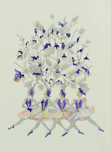 Print of Performing Arts Paintings by Yael Balaban