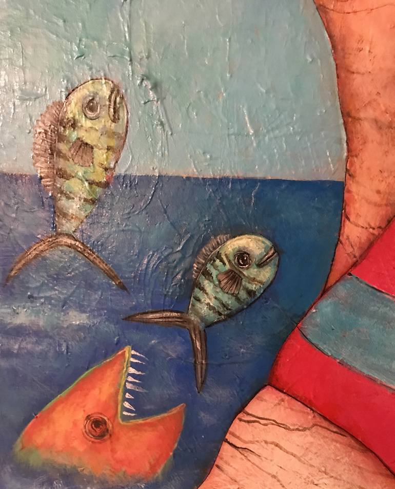 Original Figurative Seascape Painting by Jocelyn Bullock