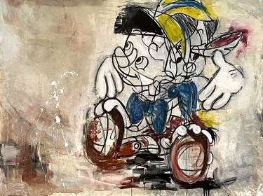 Original Expressionism Cartoon Paintings by Jorge Algraves