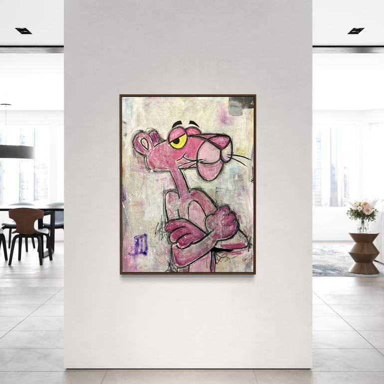 Original Pop Art Cartoon Painting by Jorge Algraves