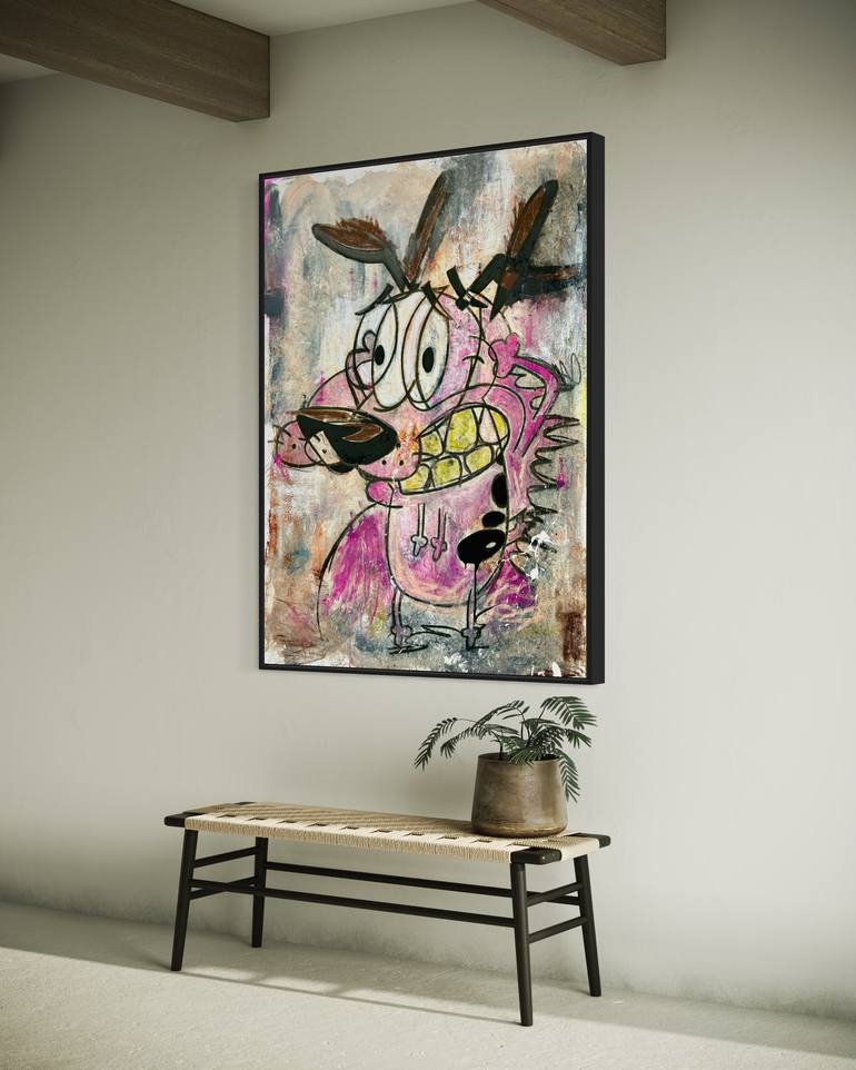 Original Abstract Cartoon Painting by Jorge Algraves