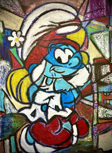 Original Abstract Cartoon Paintings by Jorge Algraves