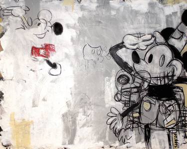 Original Abstract Cartoon Painting by Jorge Algraves