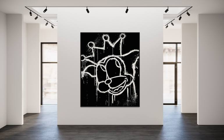 Original Abstract Cartoon Painting by Jorge Algraves