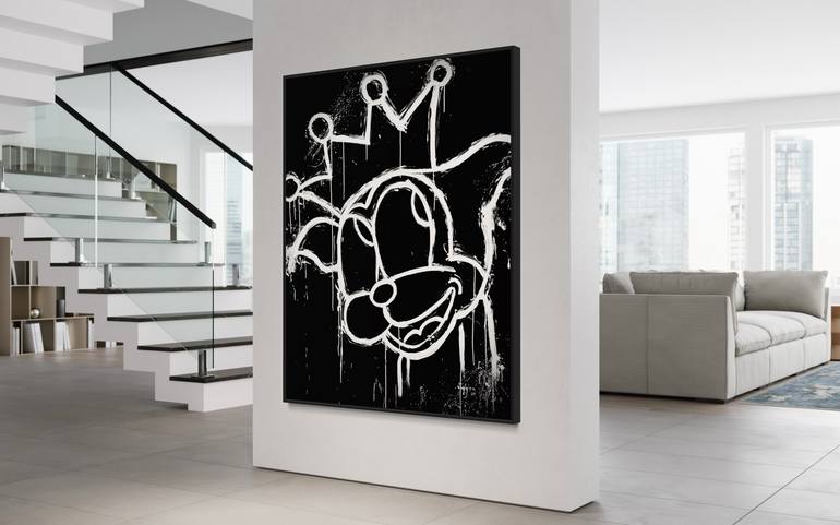 Original Abstract Cartoon Painting by Jorge Algraves