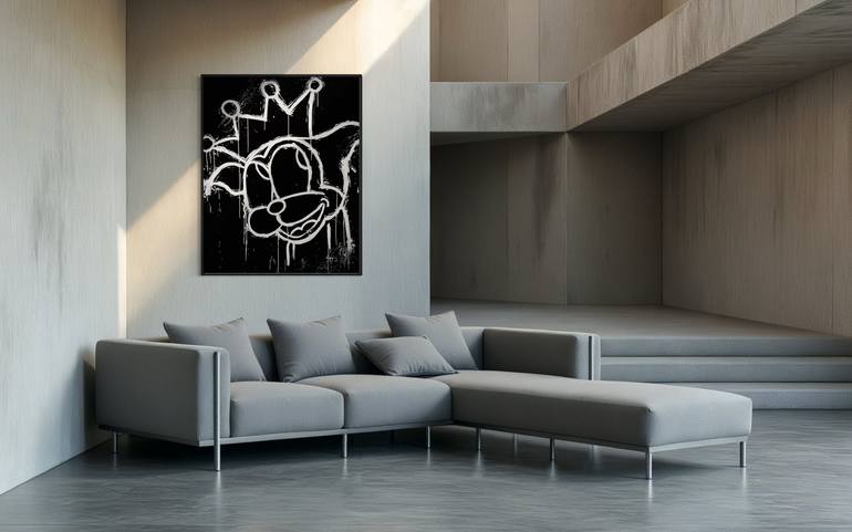 Original Abstract Cartoon Painting by Jorge Algraves