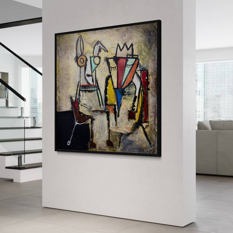 Original Modernism Abstract Painting by Jorge Algraves