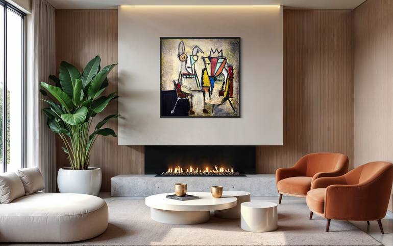 Original Modernism Abstract Painting by Jorge Algraves