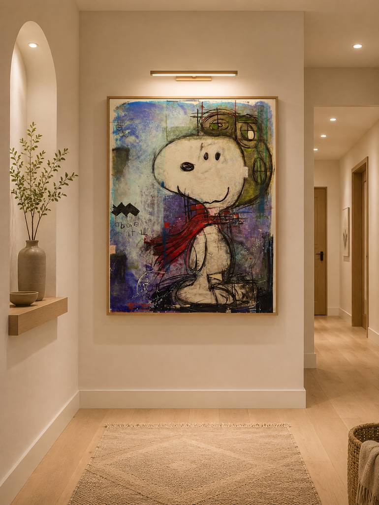 Original Illustration Dogs Painting by Jorge Algraves