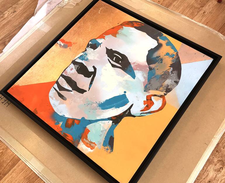 Original Modernism Pop Culture/Celebrity Painting by Sunil Pawar