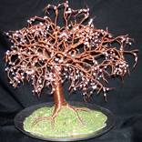 Kristallnacht, Tree of Life, wire tree sculpture Sculpture by Sal Villano