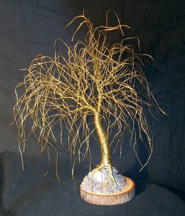 Full Willow Wire Tree Sculpture thumb