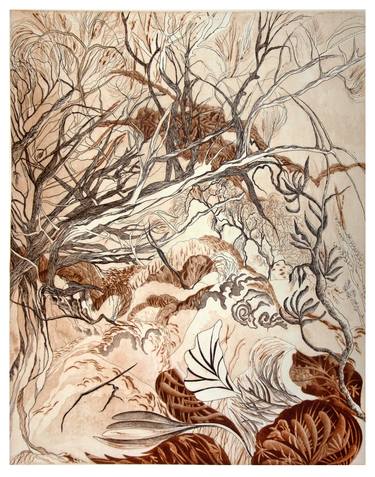 Print of Nature Printmaking by Silvana Martignoni
