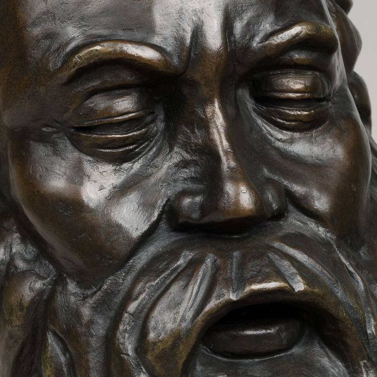 Original Portraiture Portrait Sculpture by Louis Moffett
