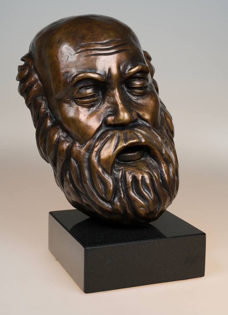 Original Portraiture Portrait Sculpture by Louis Moffett