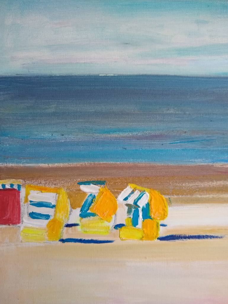Original Contemporary Seascape Painting by Polina Zinoveeva