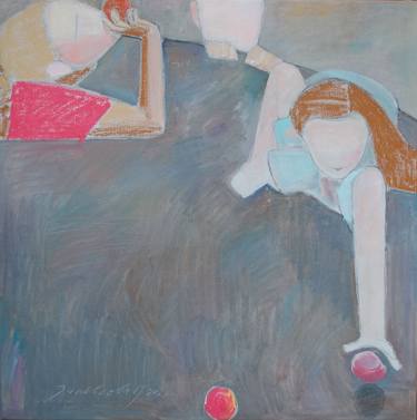Original Minimalism Children Paintings by Polina Zinoveeva