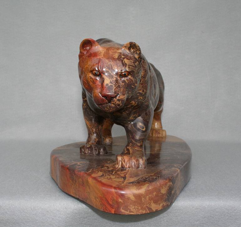 Original Realism Animal Sculpture by Gerald Sandau