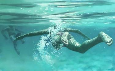 Original Figurative Water Paintings by Patsy Mcarthur