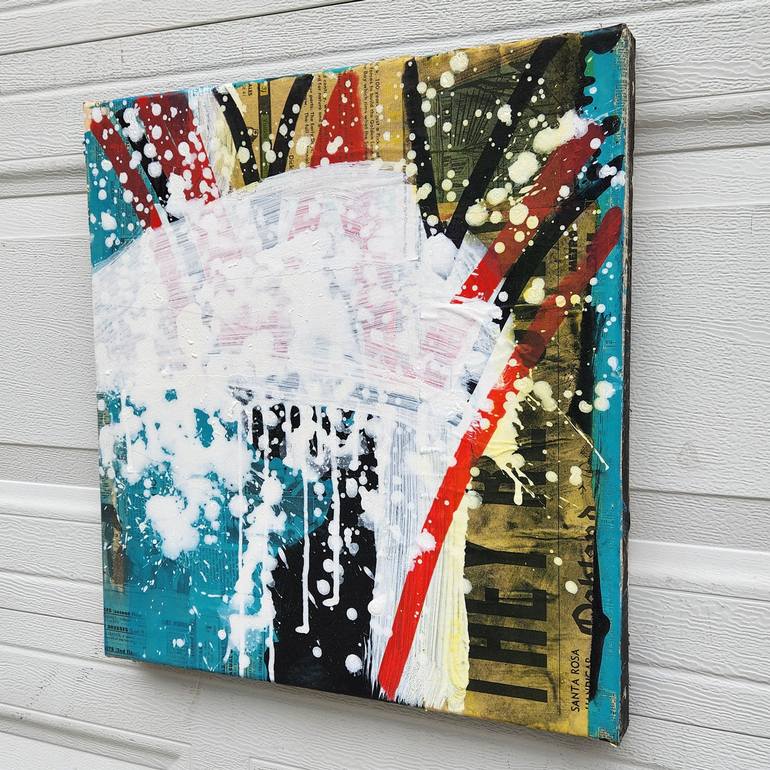 Original Street Art Abstract Painting by dale voelker