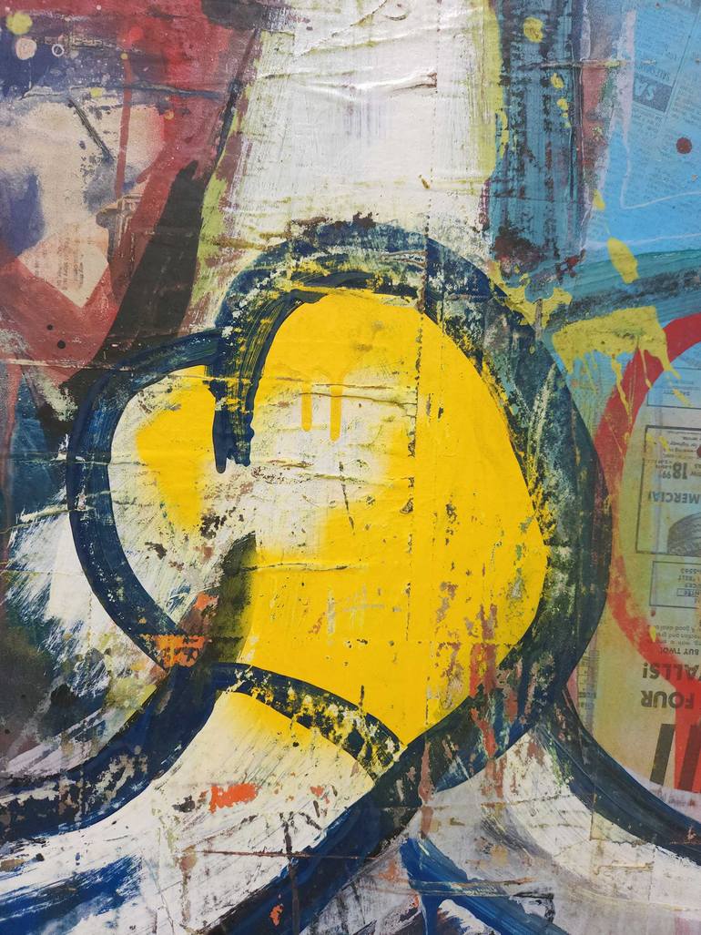 Original Abstract Sports Painting by Dale Voelker