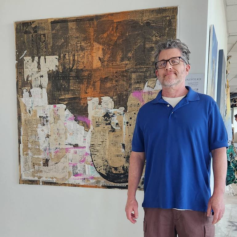 Original Contemporary Abstract Painting by Dale Voelker