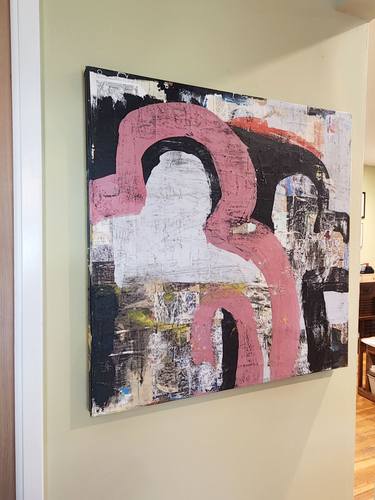Original Abstract Expressionism Abstract Painting by Dale Voelker