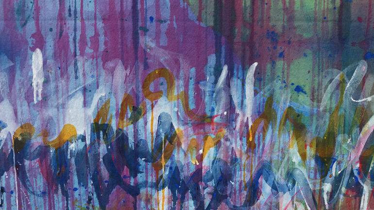 Original Abstract Expressionism Abstract Painting by Dale Voelker