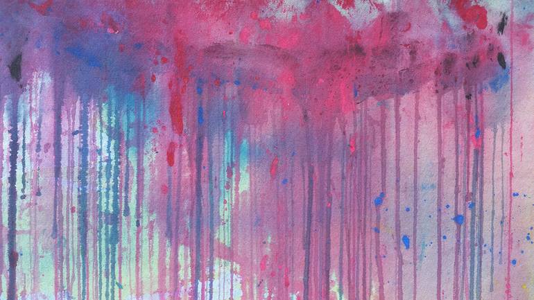 Original Abstract Expressionism Abstract Painting by Dale Voelker