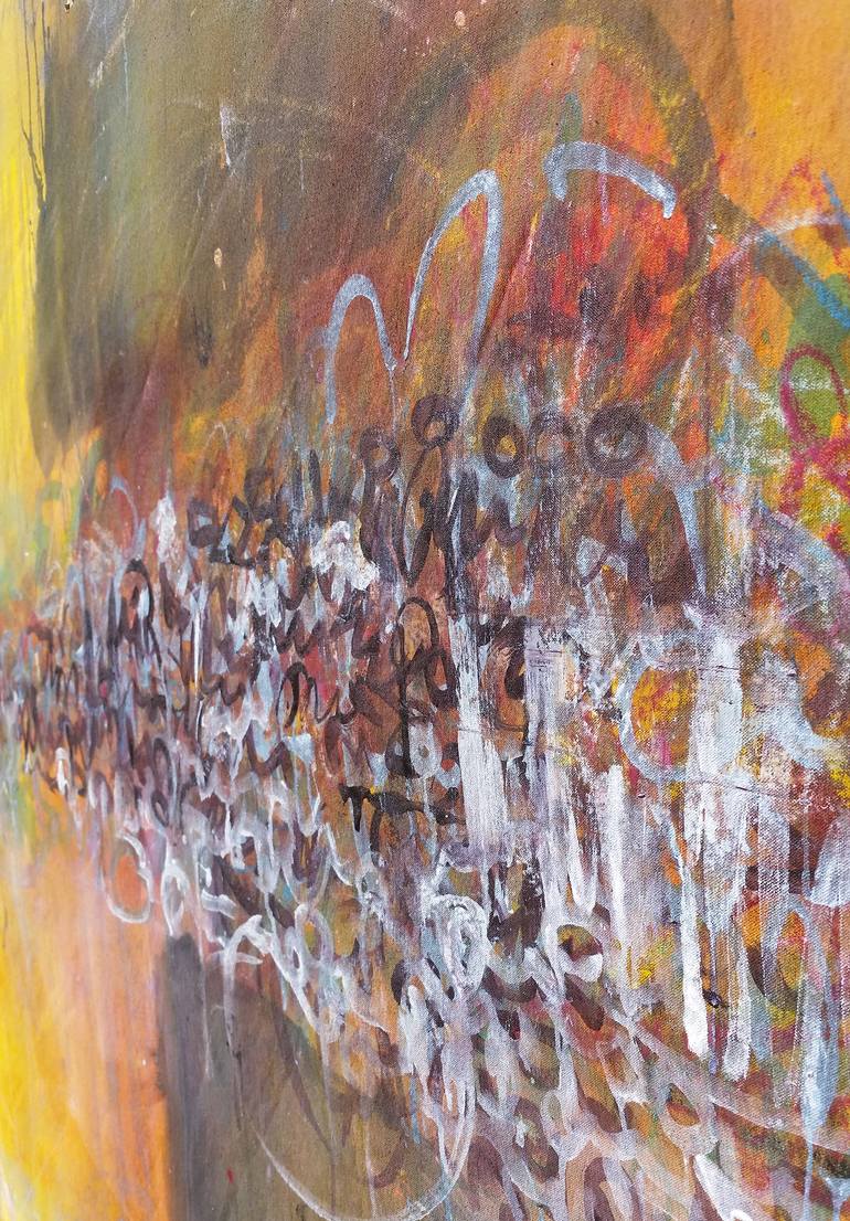 Original Abstract Expressionism Abstract Painting by Dale Voelker