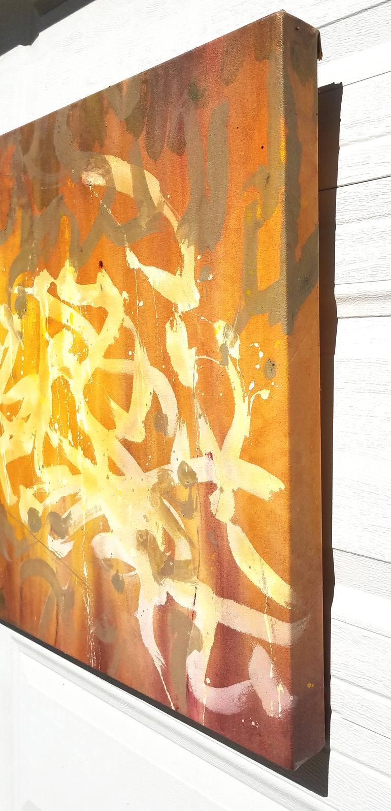 Original Abstract Expressionism Abstract Painting by Dale Voelker