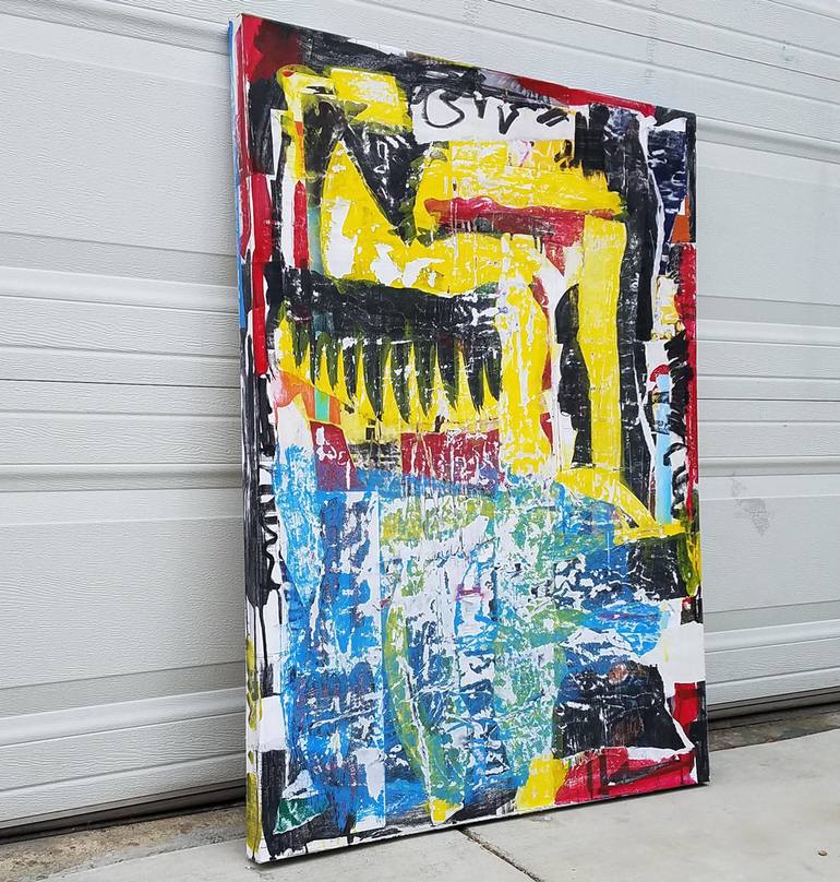 Original Abstract Expressionism Abstract Painting by dale voelker