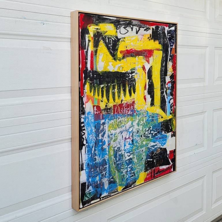 Original Abstract Expressionism Abstract Painting by dale voelker