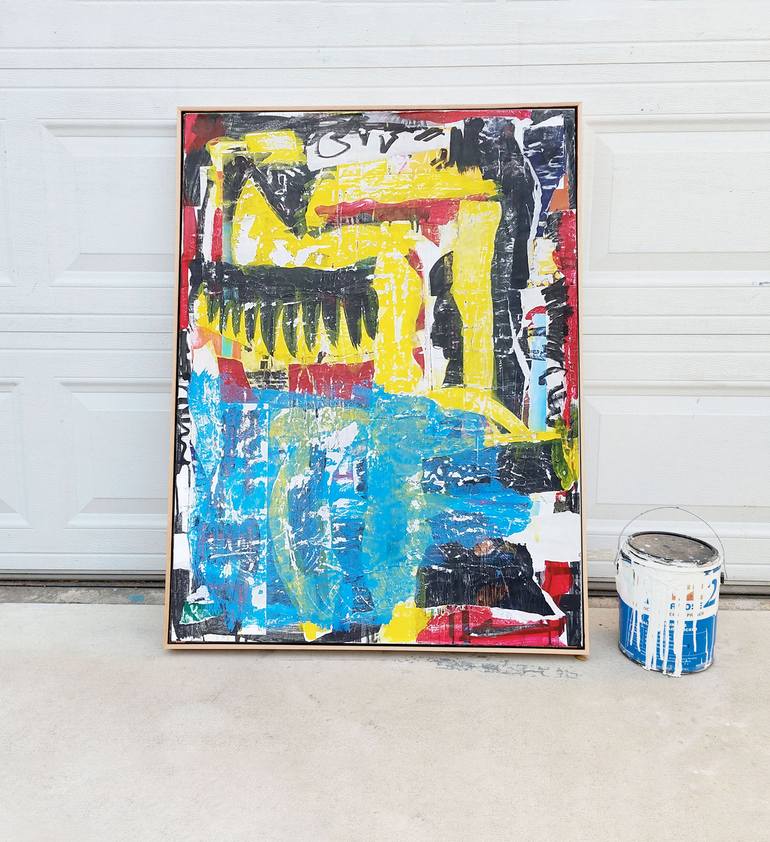 Original Abstract Expressionism Abstract Painting by Dale Voelker