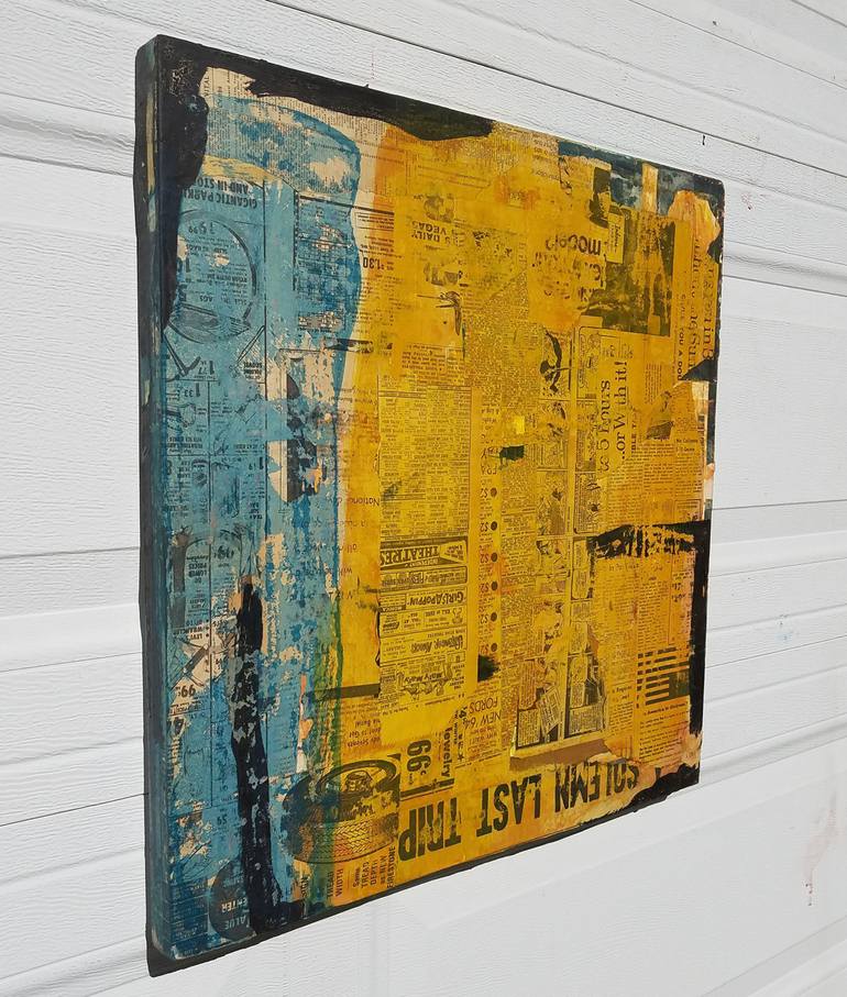 Original Abstract Collage by dale voelker