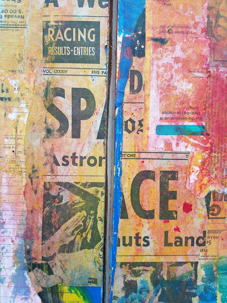 Original Abstract Expressionism Abstract Painting by Dale Voelker