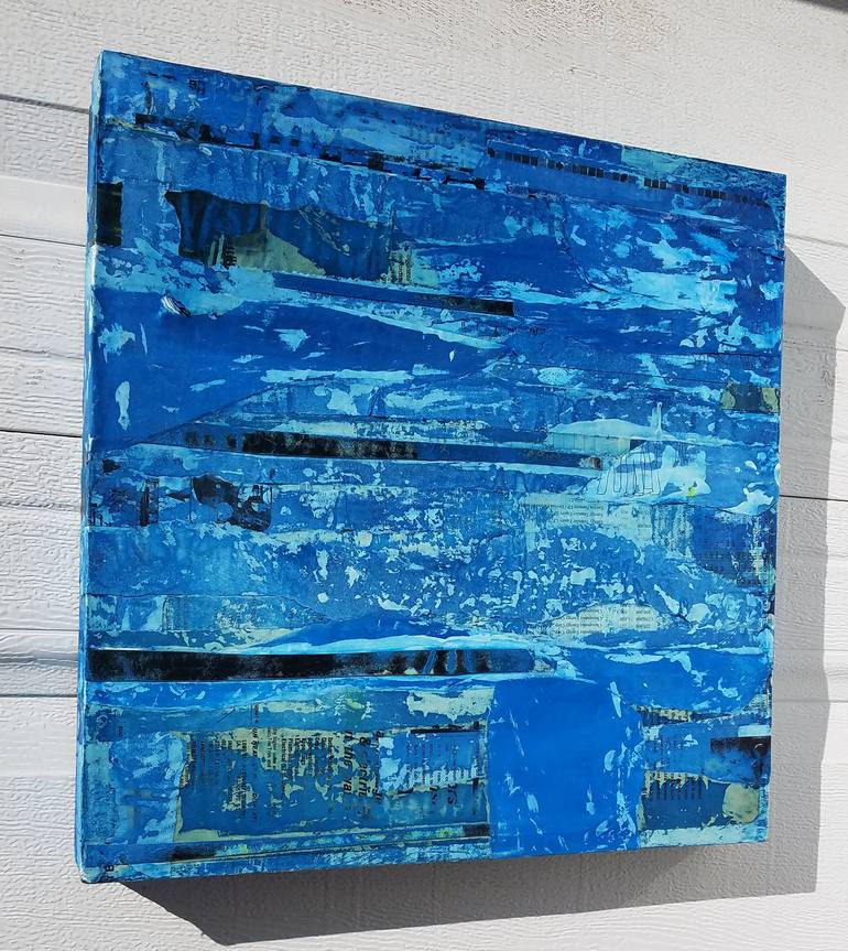 Original Documentary Abstract Collage by Dale Voelker