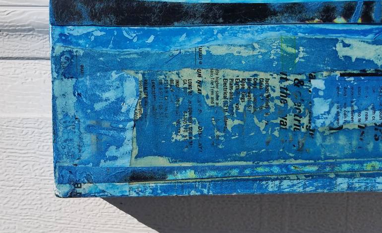 Original Documentary Abstract Collage by Dale Voelker