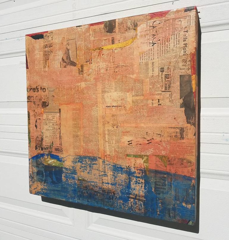 Original Dada Abstract Painting by dale voelker