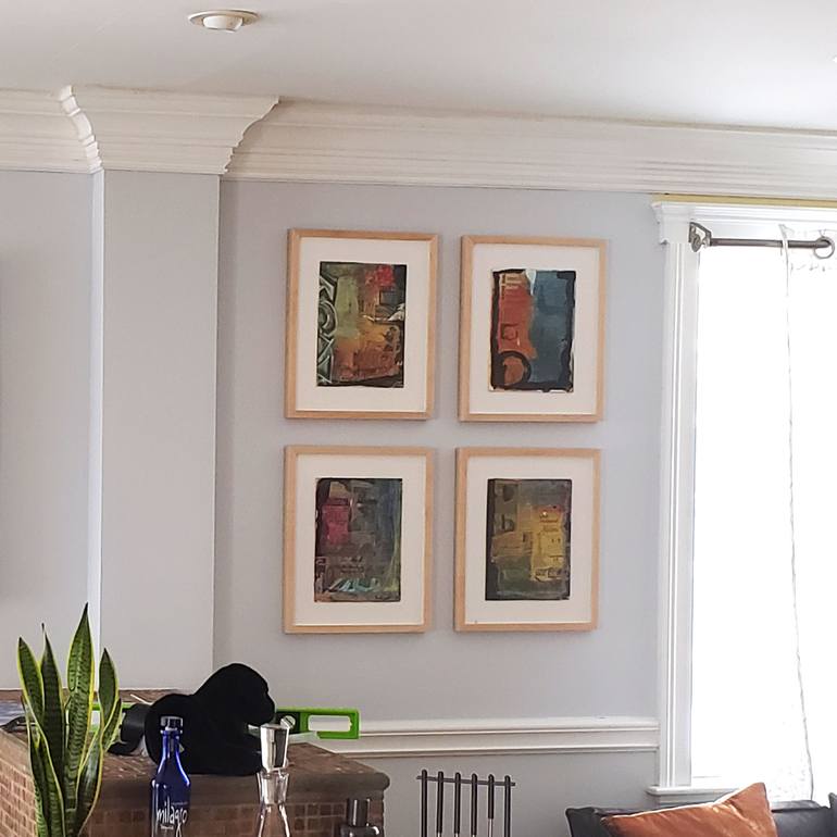 Original Abstract Pop Culture/Celebrity Collage by Dale Voelker